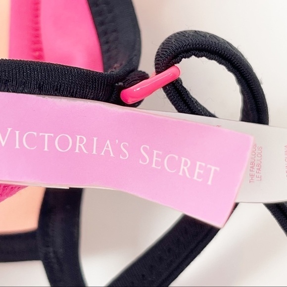 VICTORIAS SECRET Neoprene Colorblock Bikini Top - Picture 8 of 8